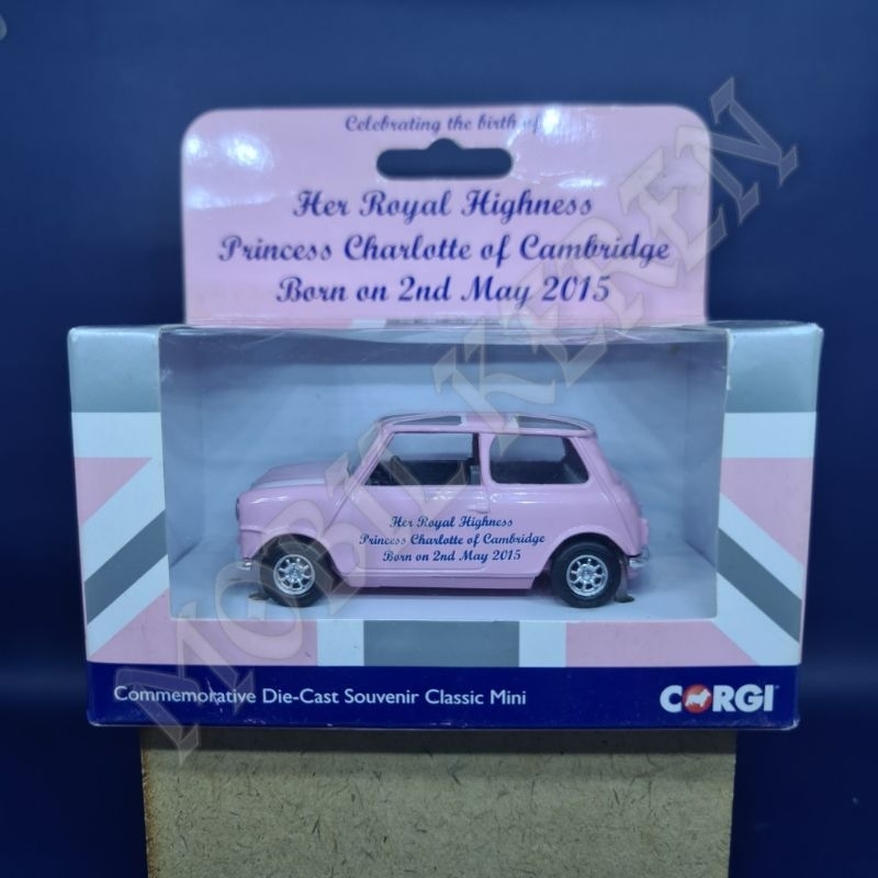 Jual Diecast Corgi Princess Charlotte of Cambridge Born Classic Mini ...