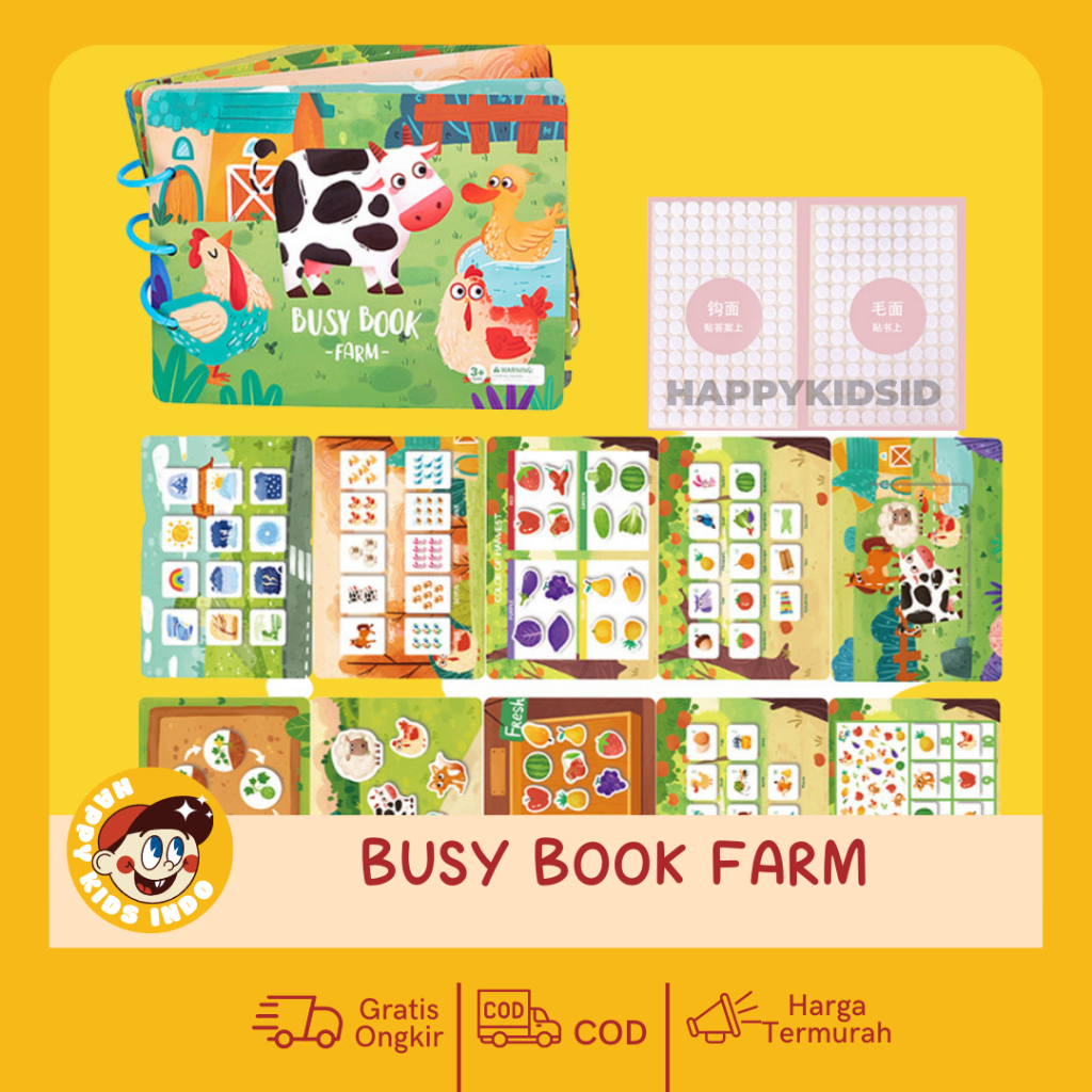 Jual BUKU BELAJAR ANAK-ANAK BUSY BOOK & QUIET BOOK - BUKU EDUKASI ANAK ...