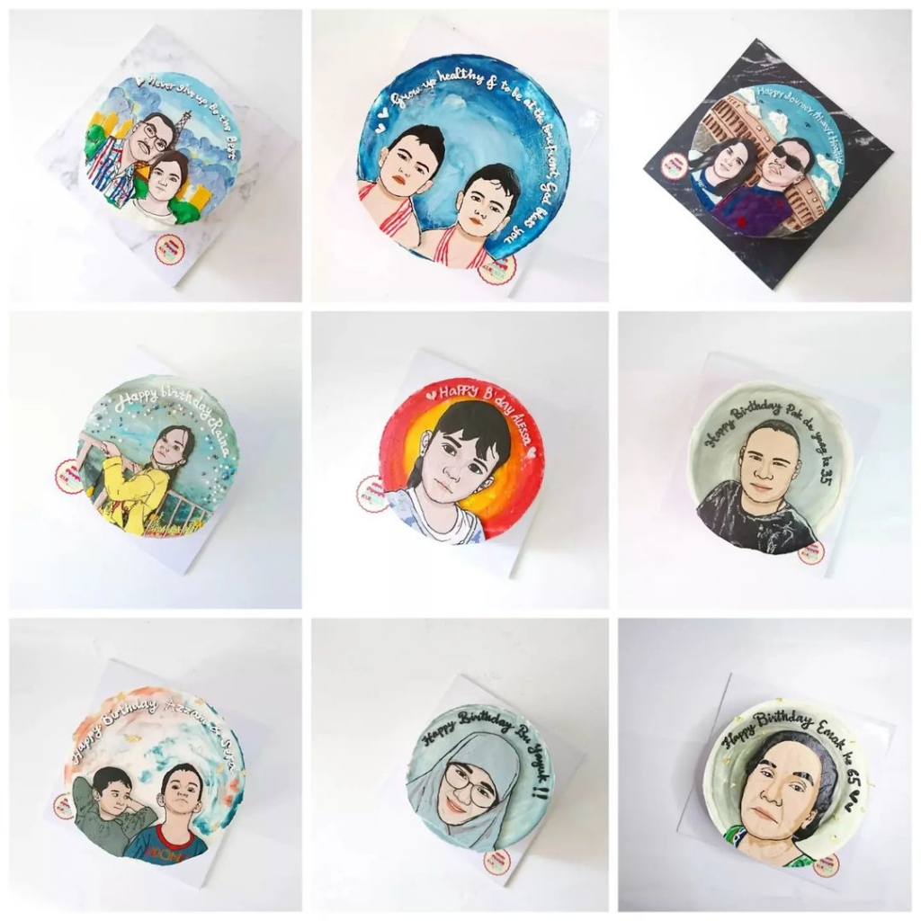Jual Kue Ulang Tahun Lukis Wajah - Birthday Cake | Shopee Indonesia