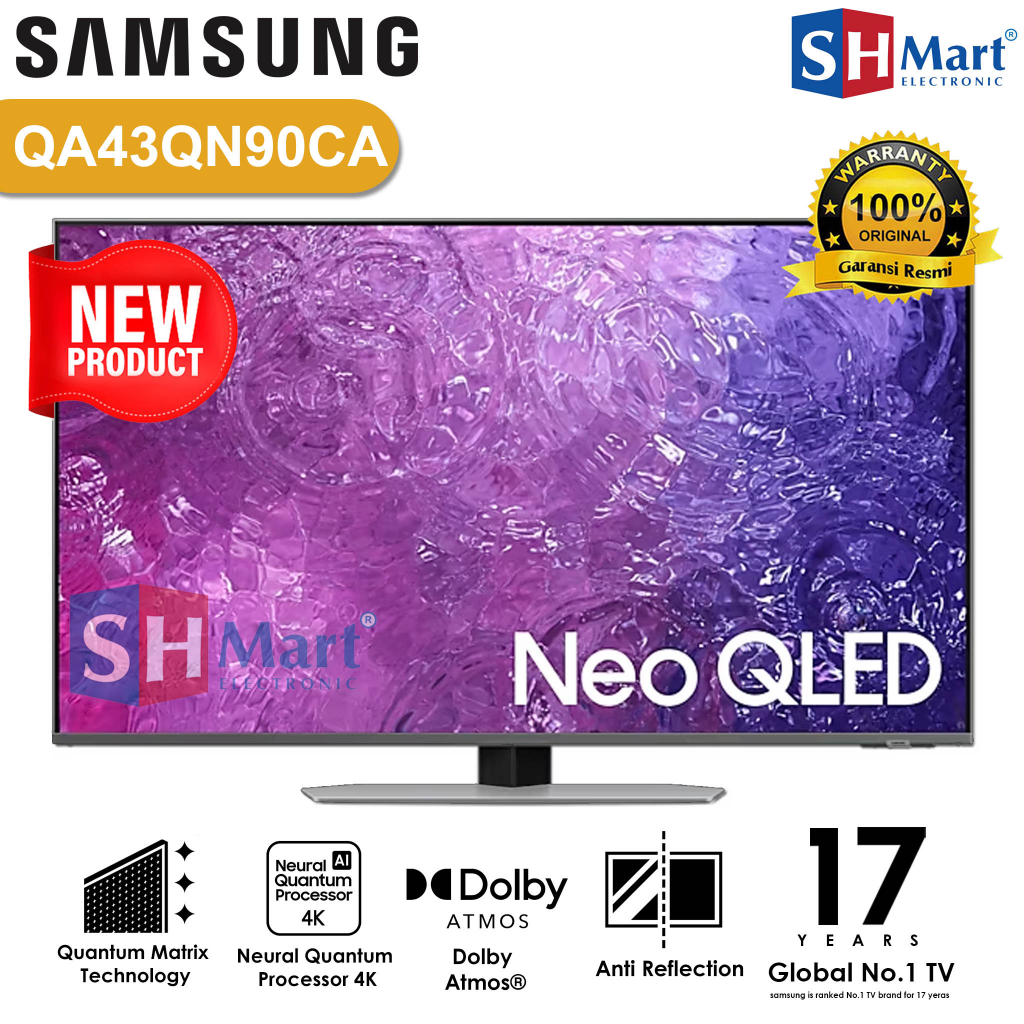 Jual SMART TV SAMSUNG 43 INCH NEO QLED 43QN90C 4K UHD QA43QN90CAKXXD ...