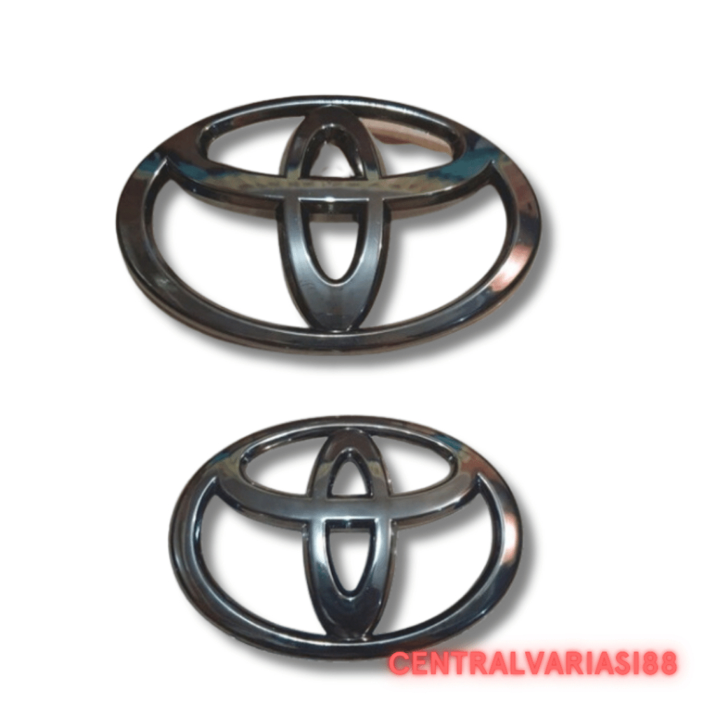 Jual Emblem Logo Lambang Toyota Sienta Blackchrome Black Chrome Shopee Indonesia