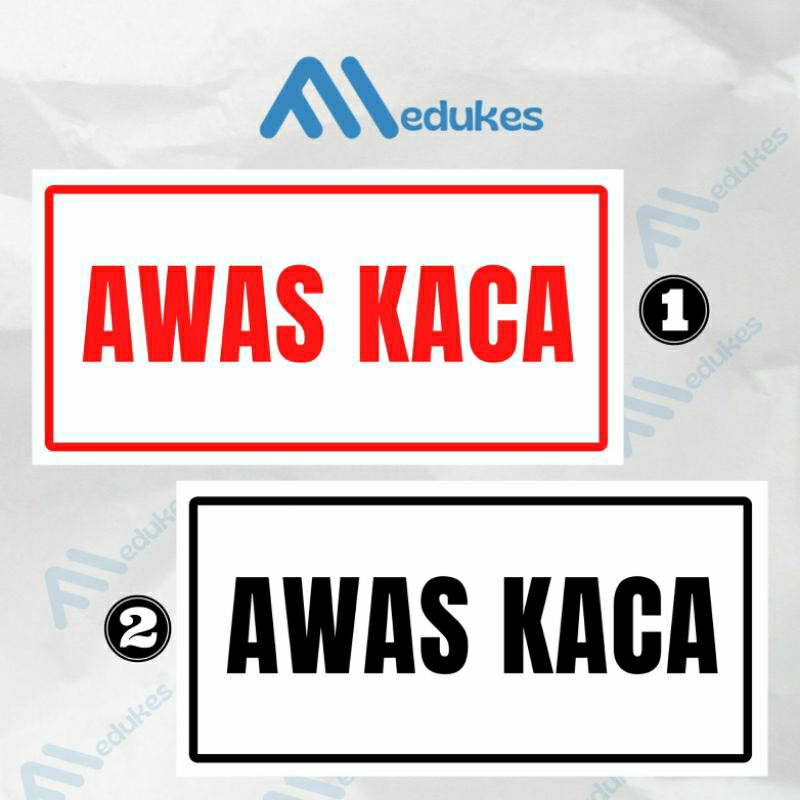 Jual Stiker Awas Kaca Waterproof Dan Glossy Shopee Indonesia