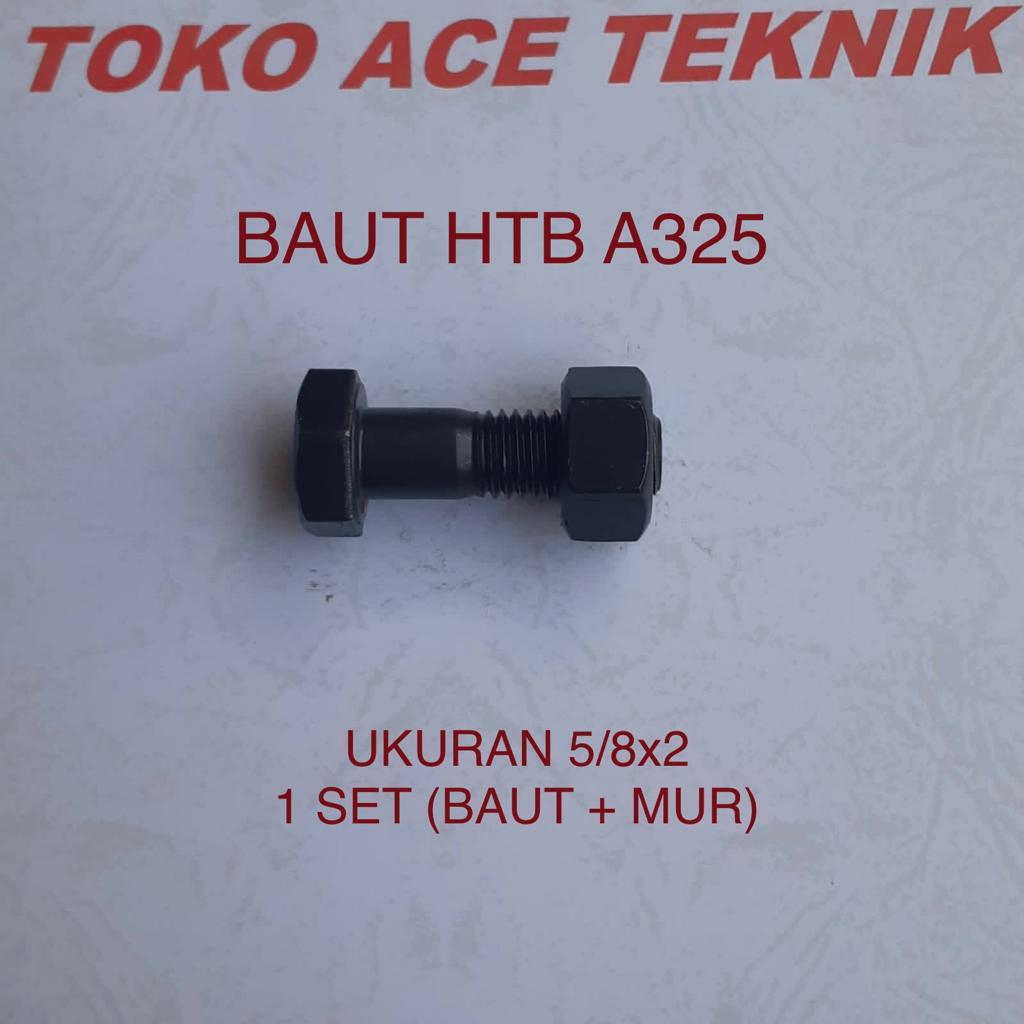 Jual Baut Mur Htb A325 Ukuran 5 8 X 2 Kunci 27 Shopee Indonesia