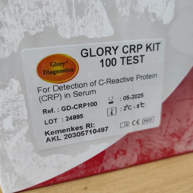 Jual Reagen Crp Kit Glory Exp 05 2025 Crp Latex Kit 100 Test Glory