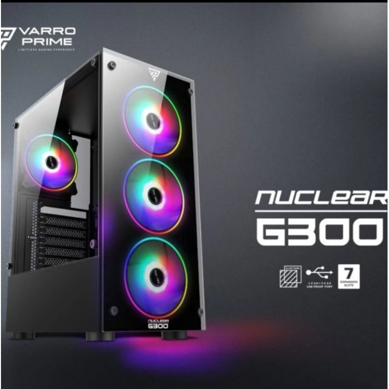 Jual CASING VARRO NUCLEAR G300 + 3 FAN | Shopee Indonesia