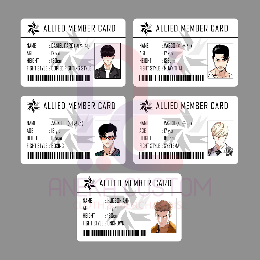 Jual ID CARD LOOKISM ALLIED CREW | Shopee Indonesia