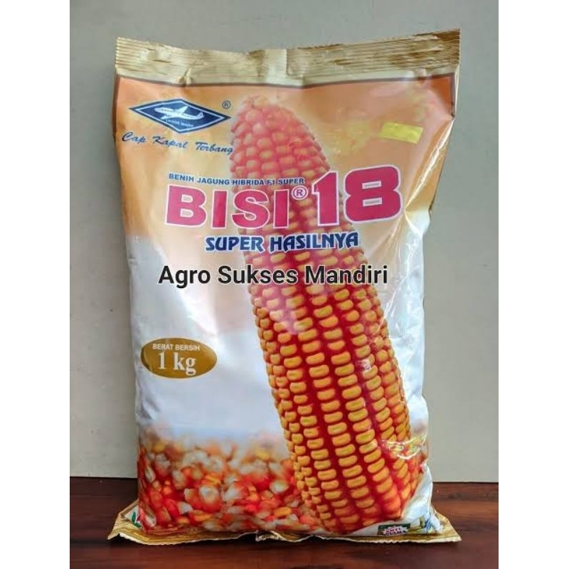 Jual Benih Jagung Hibrida Bisi 18 Kemasan 1kg Shopee Indonesia 7114