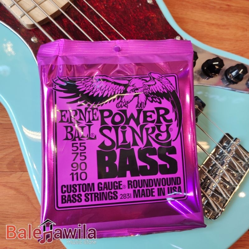 Jual Senar Gitar Bass Elektrik Ernie Ball Ernieball Power Slinky Nickel Wound Shopee Indonesia