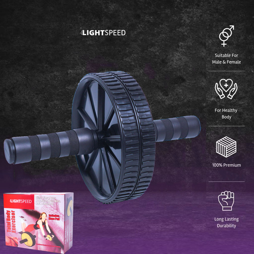 Jual LIGHTSPEED AB WHEEL / AB ROLLER PREMIUM SLID WHEEL / ALAT PUSH UP