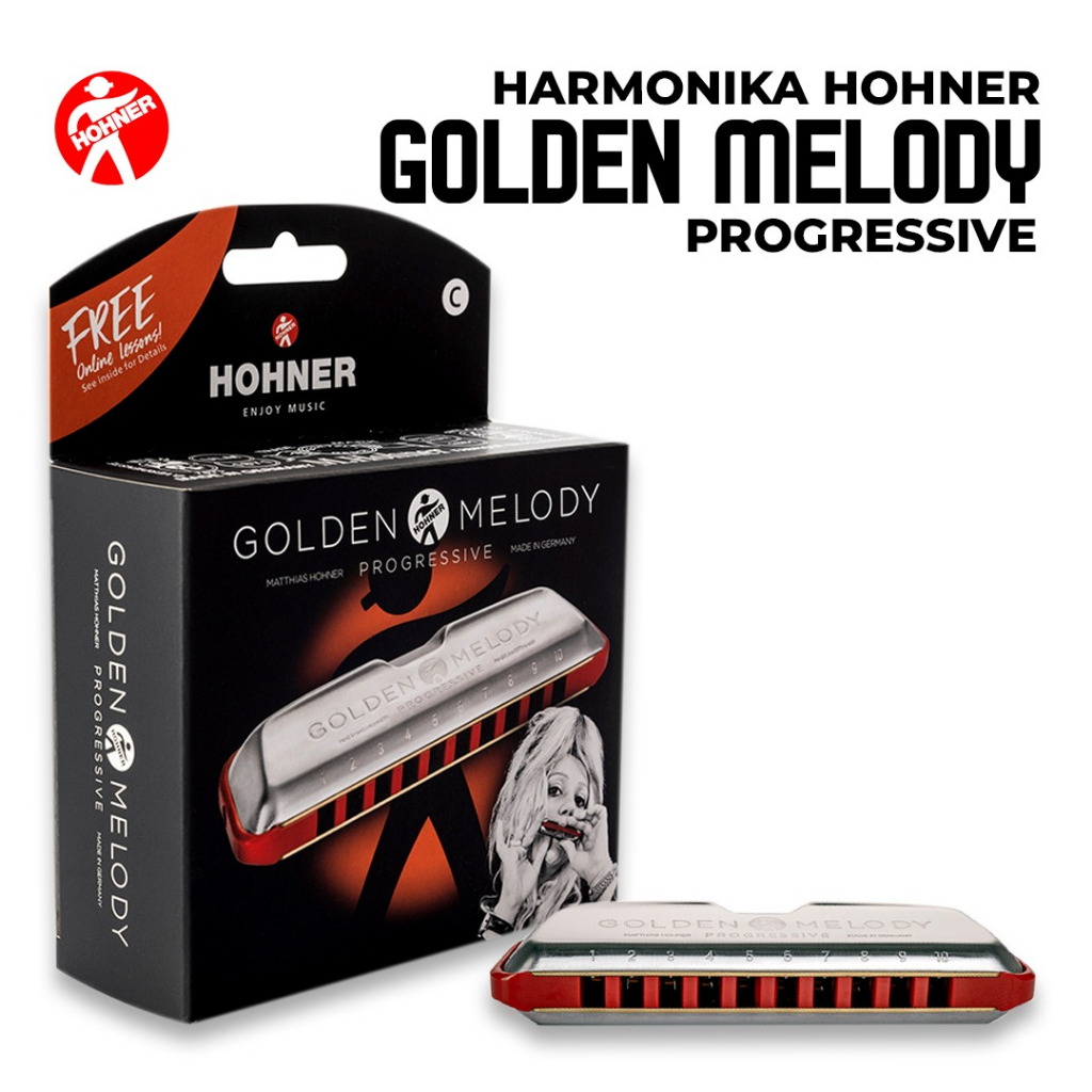 Jual Harmonica Hohner Golden Melody Diatonic Harmonika Original