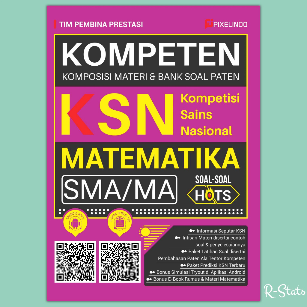 Jual Buku Soal Olimpiade Matematika SMA Latihan Soal Dan Pembahasan OSN ...