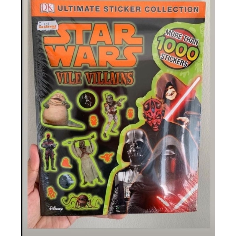 Jual star wars 1000 stickers book star wars vile villains | Shopee ...