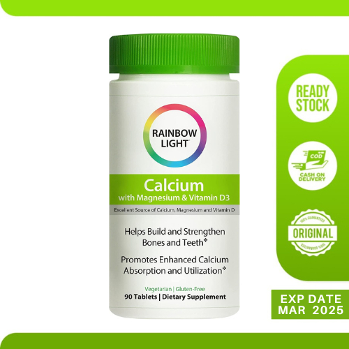 Jual Vitamin Calcium Magnesium D3 Rainbow Light 90 Tablets Tulang