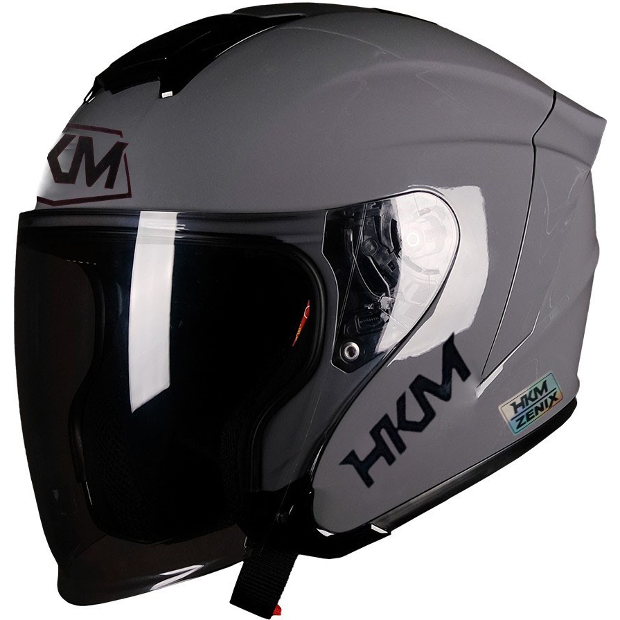 Jual HELM HKM ZENIX HALF FACE BY ABS FULL LEHER DEWASA ORIGINAL ABS ...