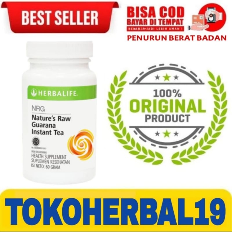 Jual TEA Herbalife NRG Tea Minuman Tea Penambah Stamina Saat Diet Teh