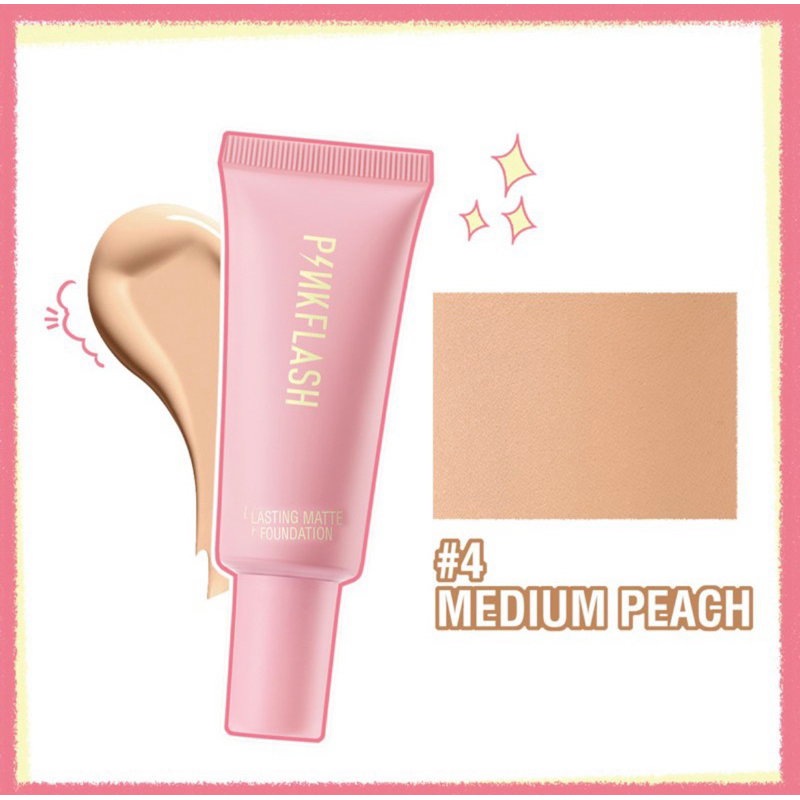 Jual PINKFLASH Lasting Matte Foundation F03 | Shopee Indonesia