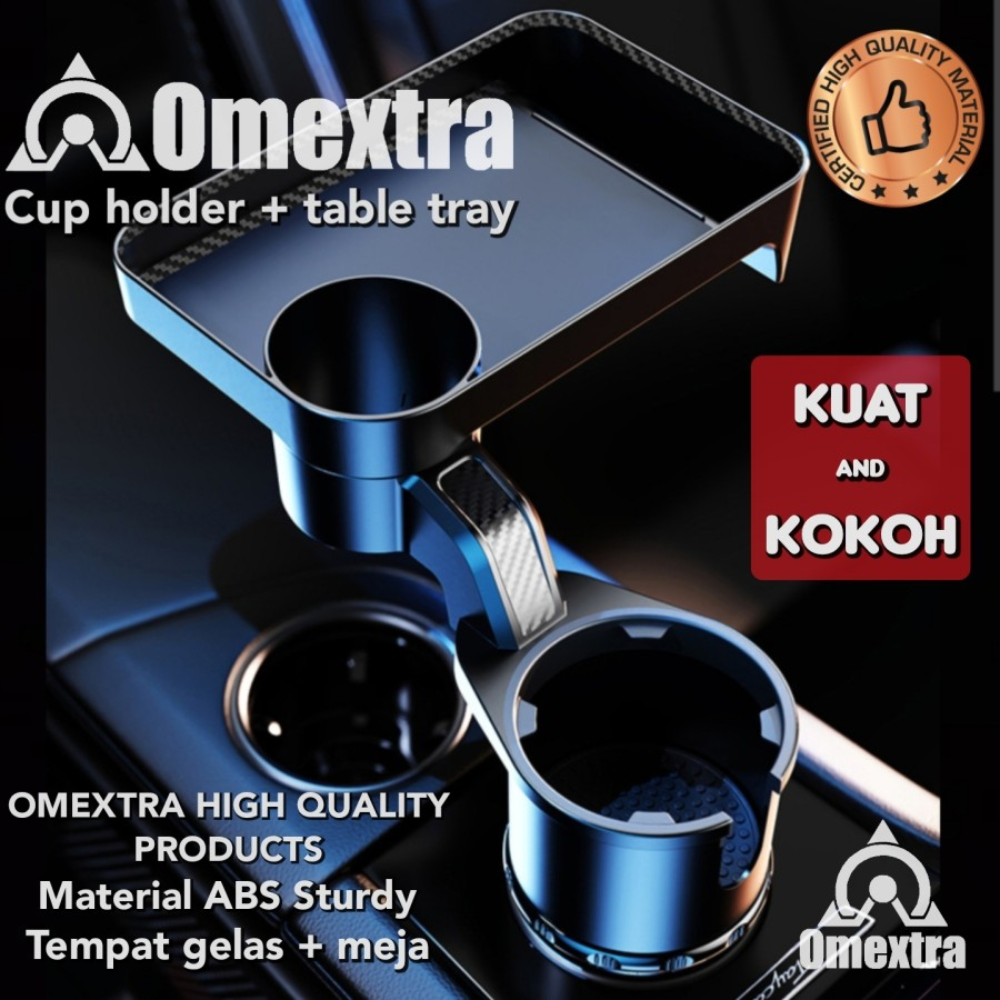 Jual Omextra Cup Holder Table Tray Meja Mobil Tempat Botol Meja Makan