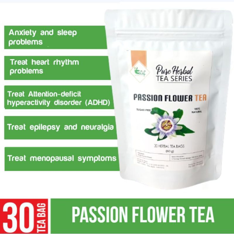Jual ELIF TEA Passion Flower Tea Anxiolytic, Sedative, Sleep & Relax