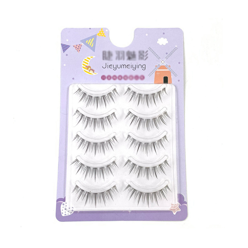 Jual Cod 5 Pasang Bulu Mata Palsu Natural Soft False Eyelashes Bulu Mata Korea Premium Set 7102