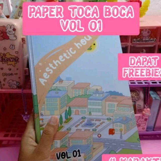 Jual Paper Toca Boca Paket Lengkap Quitbook Toca Boca Kertas Paperdoll