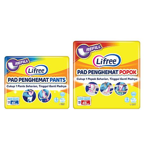 Jual Lifree Pad Penghemat Popok Cm Dan Cm Isi S Shopee Indonesia