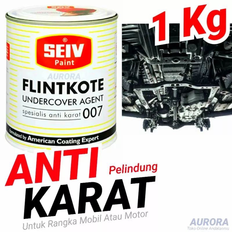 Jual Seiv Flinkote Anti Karat 1kg | Pelindung Kerangka Kendaraan Talang ...