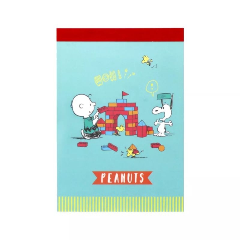 Jual Mini Memo Pad Peanuts Snoopy Woodstock Charlie Brown Color Play ...