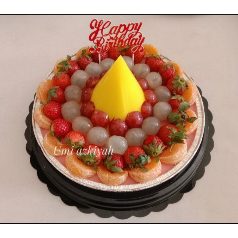 Jual Puding tumpeng 20cm, Free : topper,Vla,kartu ucapan | Shopee Indonesia