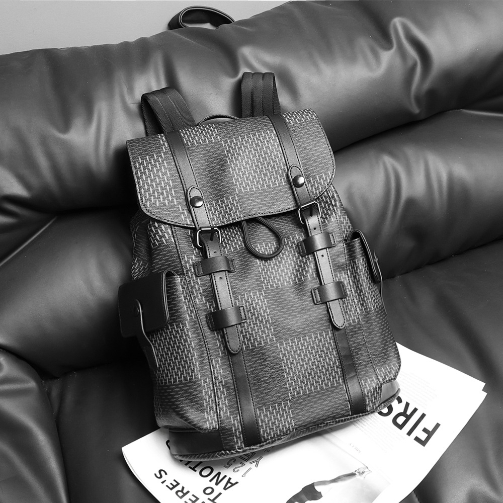 M119 Tas Ransel LV louis vuitton Kulit Pria Backpack PU Leather