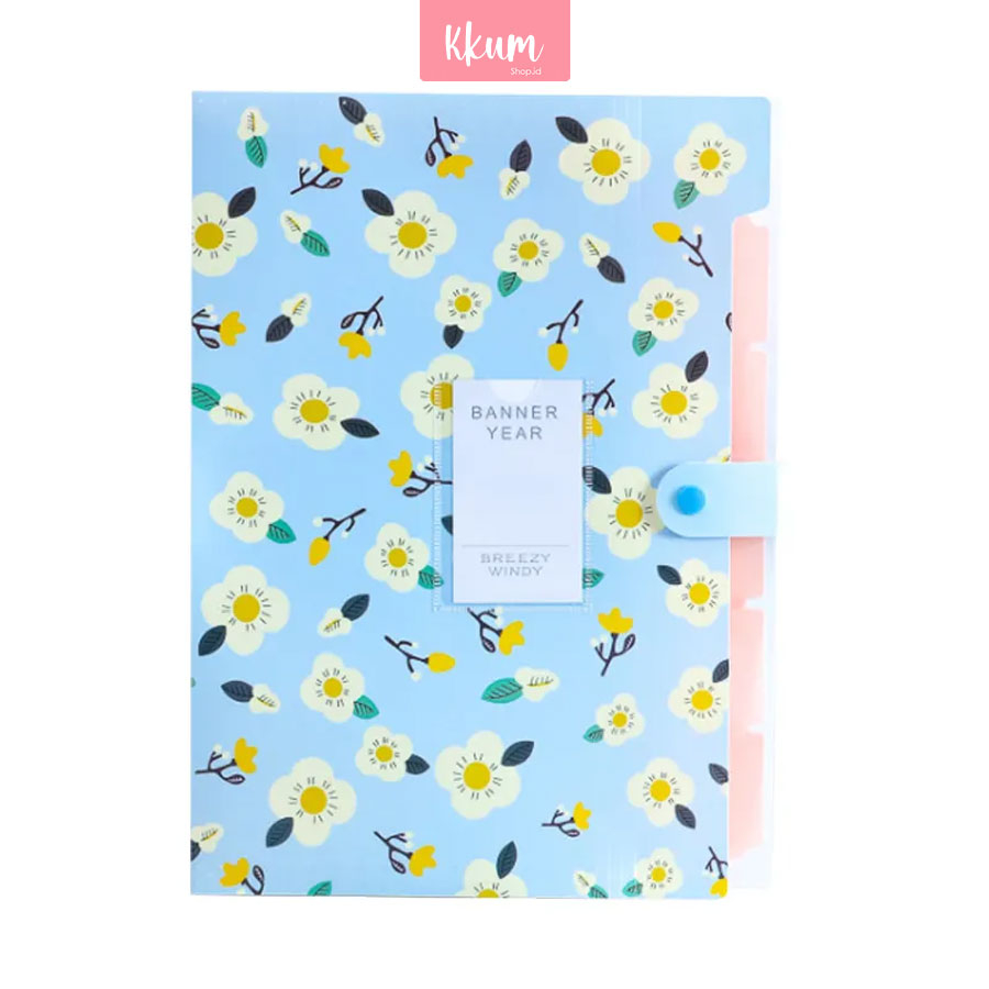 Jual Map folder A4 tempat penyimpan kertas harmonika cute/ Expanding