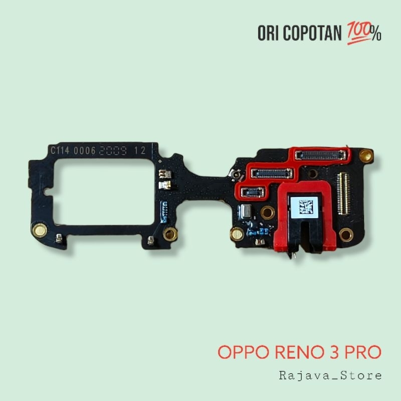 Jual Board Papan Konektor Lcd Headset Handsfree Mic Bawah Oppo Reno 3 Pro Ori Original Cabutan