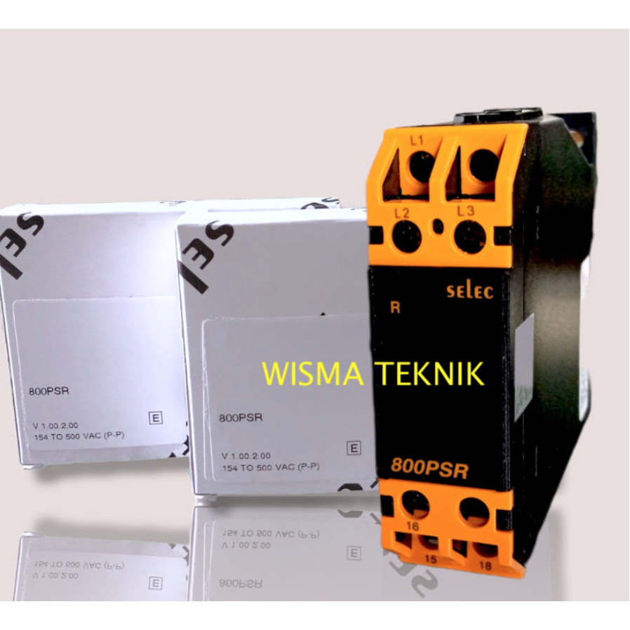 Jual ANALOG PHASE SEQUENCE 800PSR SELEC RELAY KONTROL Phase Failure PFR