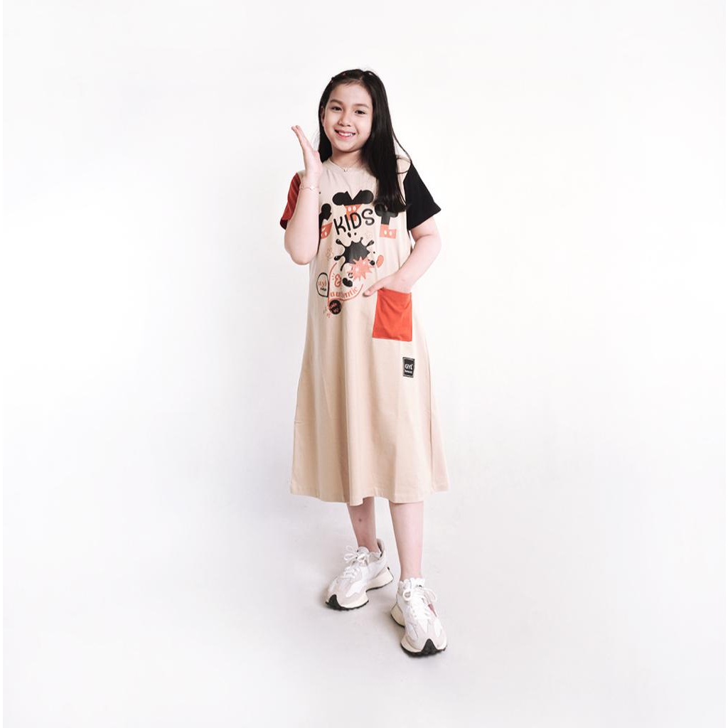 Jual Gyl Kids baju anak perempuan cewek Tunik drees daster keren katun