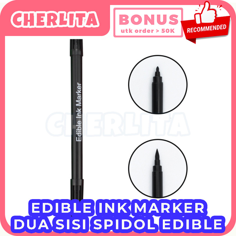 Jual Food Pen Food Colouring Pen Edible Ink Marker Spidol Makanan ...