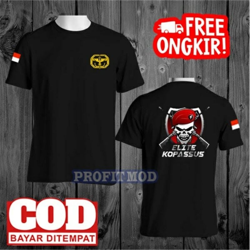 Jual Kaos Kopassus Elite Kopassus Baju Kopassus Shopee Indonesia