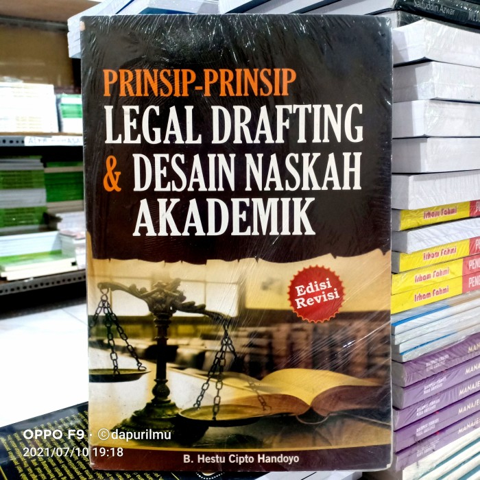 Jual BUKU PRINSIP PRINSIP LEGAL DRAFTING DAN DESAIN NASKAH AKADEMIK ...