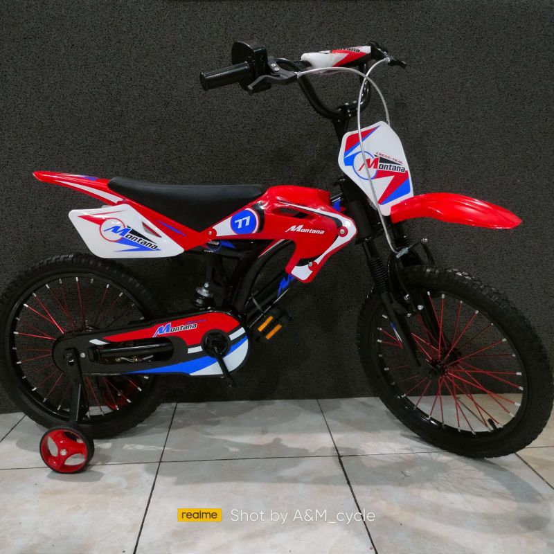 Jual Sepeda Anak 18 inchi BMX Montana Cross trail sepeda BMX model ...