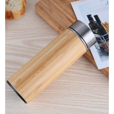 Jual Thermos Bambu / Bamboo Stainless Steel Awet Tahan Panas Dingin ...