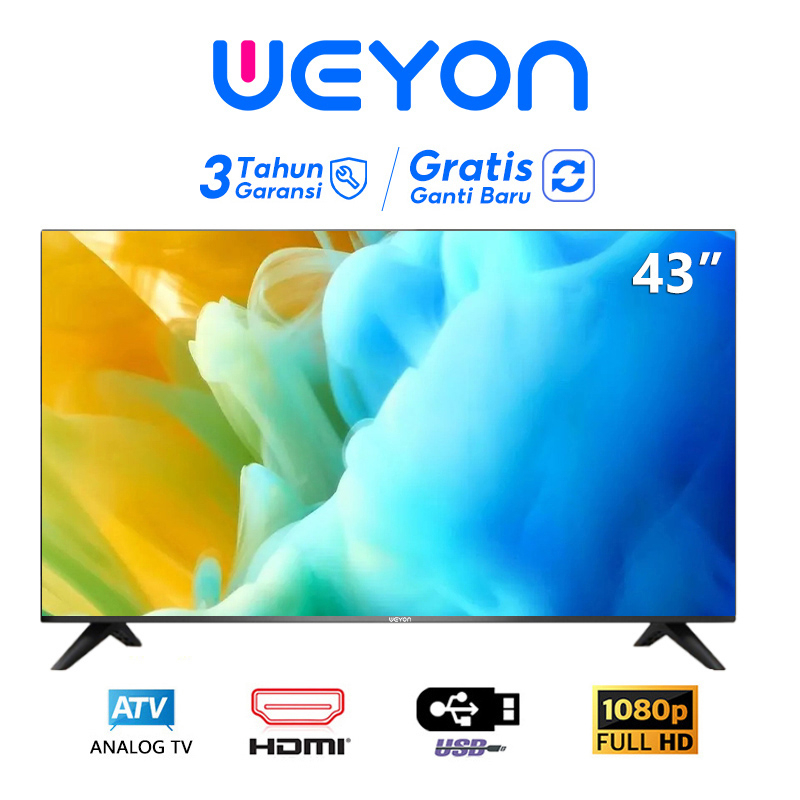 Jual WEYON TV Digital 43 inch Smart TV Android /Coolita OS LED Full HD