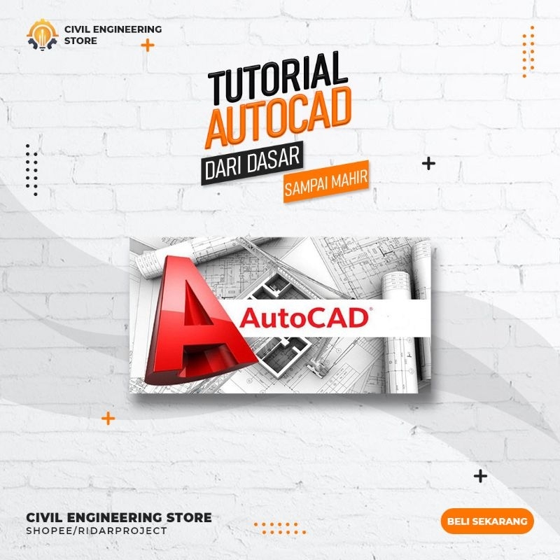 Jual TUTORIAL AUTOCAD DARI DASAR SAMPAI MAHIR | Shopee Indonesia