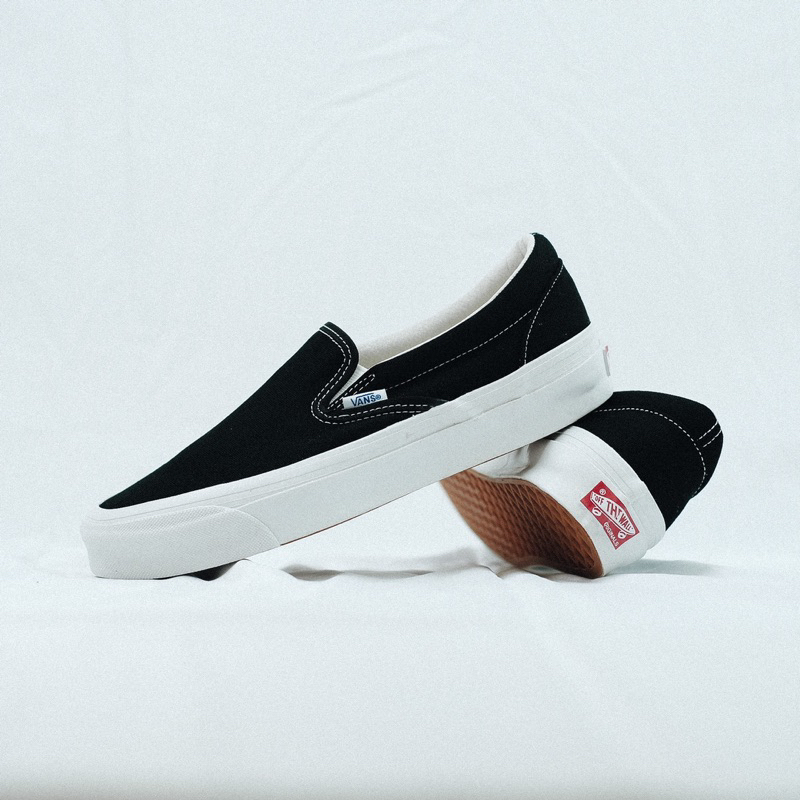 Vans Slip On Vault OG Lx SS2020 Black True White Original 100% BNIB