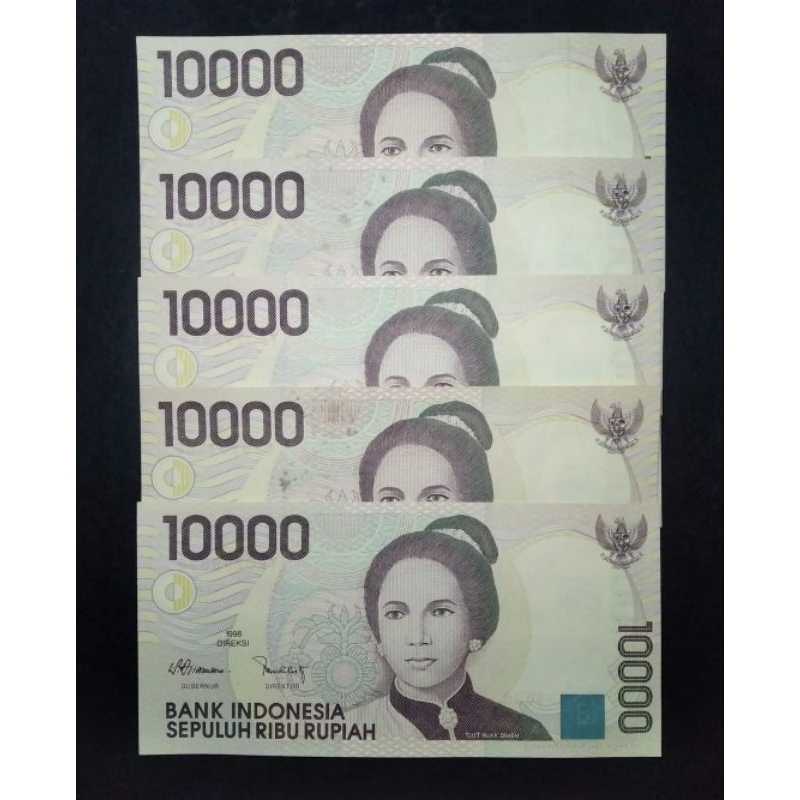 Jual Uang Kuno 10000 Rupiah Cut Nyak Dhien Tahun 1998 Shopee Indonesia