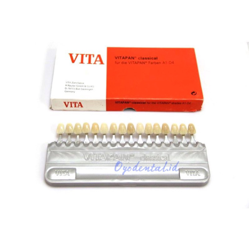 Jual Dental Shade Guide VITA / classical vitapan / acuan panduan warna
