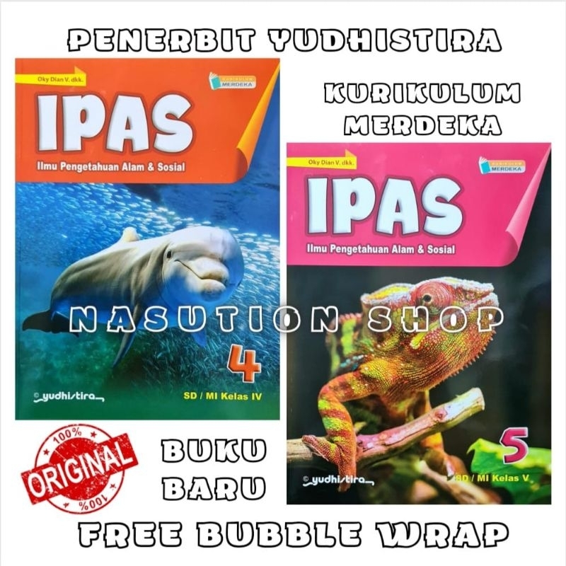 Jual Buku IPAS Kelas 4 5 SD/MI Yudhistira Kurikulum Merdeka Original ...