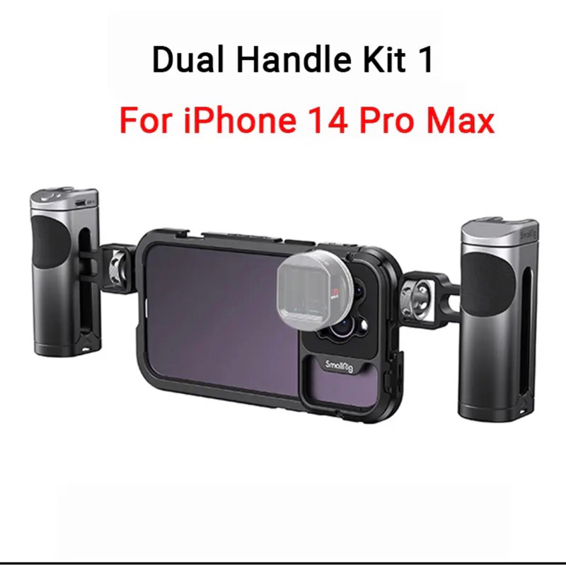 Jual Smallrig Mobile Video Cage Kit Dual Handle Iphone 14 Pro Max Phone ...