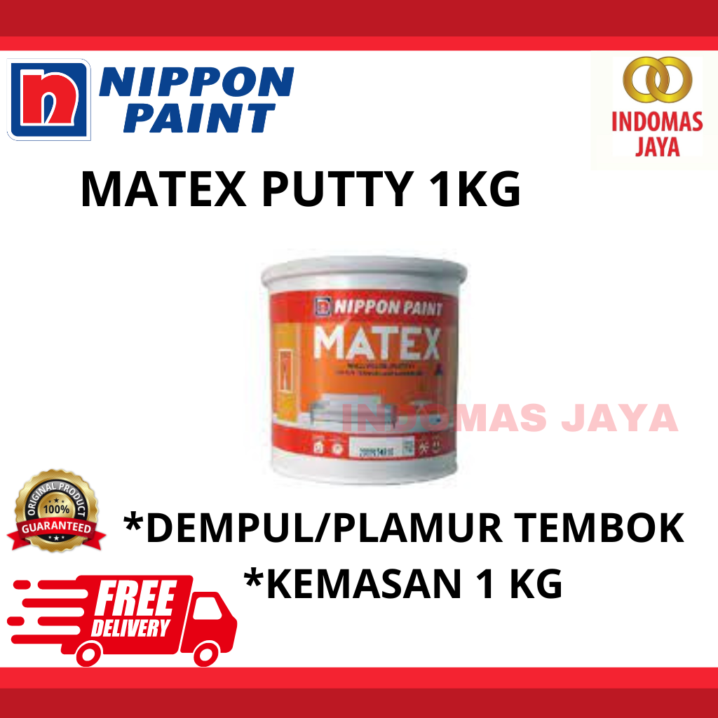 Jual Matex Dempul Plamir Plamur Pelamir Tembok Wall Filler Putty Kg