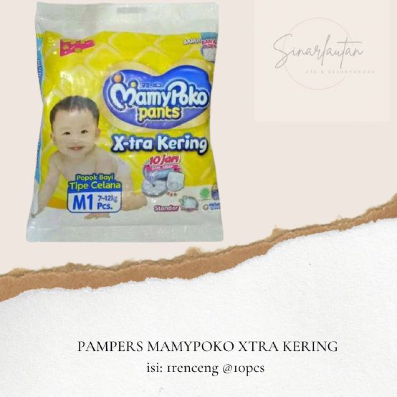 Jual PAMPERS MAMYPOKO RENCENG XTRA KERING Shopee Indonesia