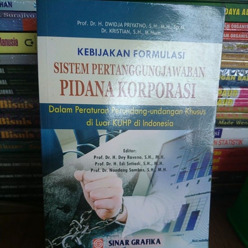 Jual Kebijakan Formulasi Sistem Pertanggungjawaban Pidana Korporasi ...