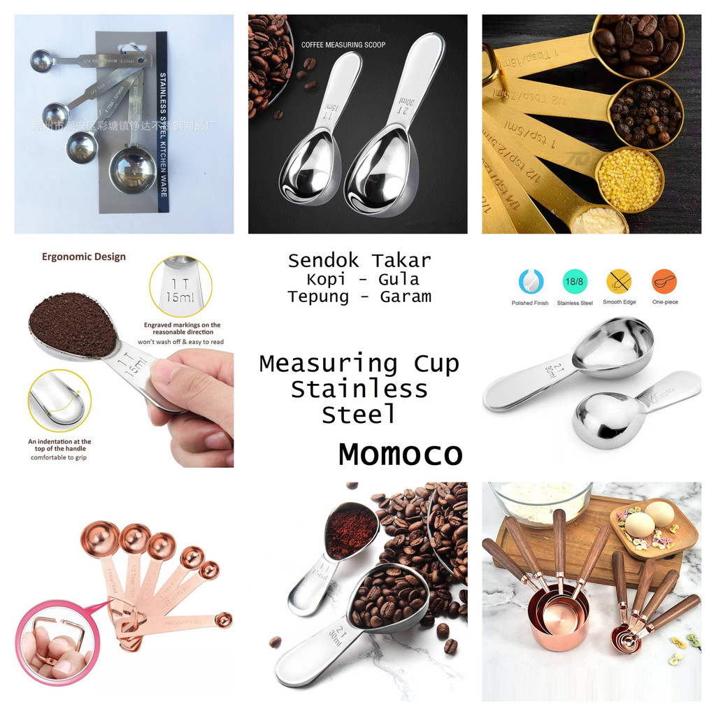 Jual SENDOK TAKAR GESER SENDOK UKUR BUMBU KOPI GULA SLIDING MEASURING SPOON  di Seller Toso Official Store - Pademangan Barat, Kota Jakarta Utara