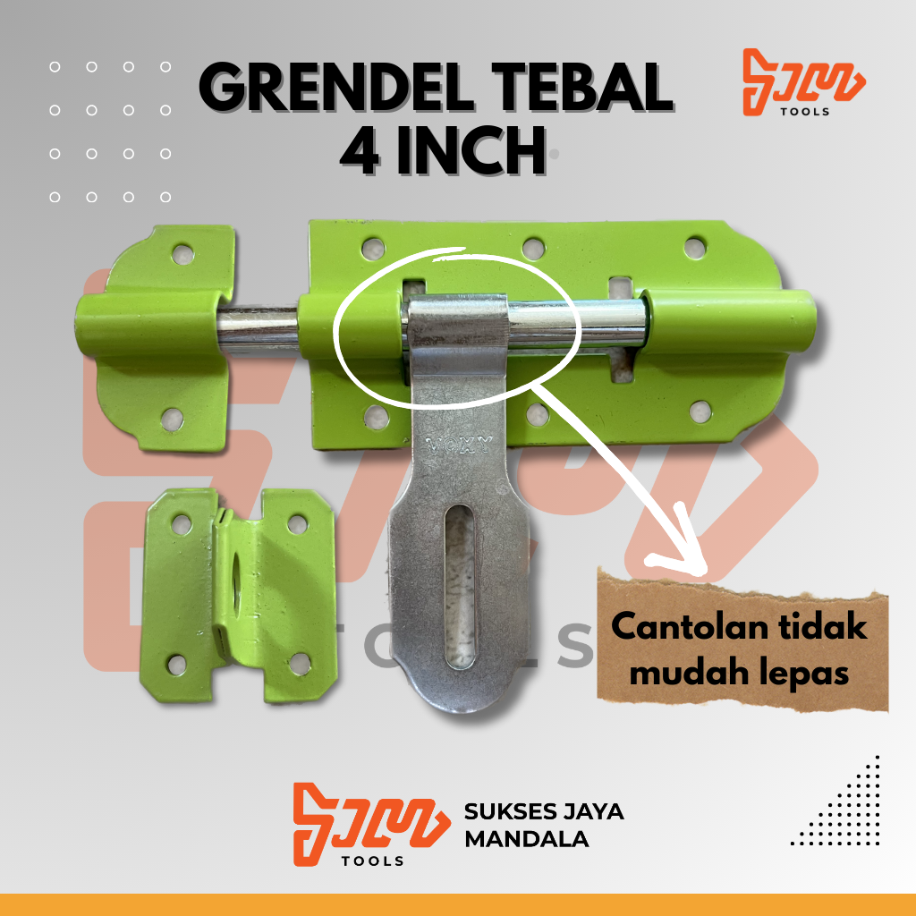 Jual Grendel Tebal Grendel Overpal Inch Shopee Indonesia